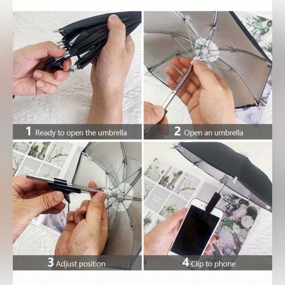 Mini Umbrella for Outdoor Device Use! - Picture 4 of 5